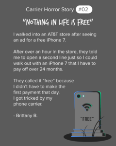 carrier horror story