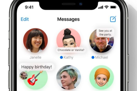 Apple's iOS 14 Messages App has an entirely new layout.