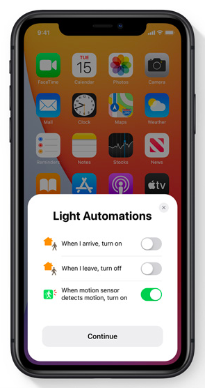 Now, you're able to change up home light automations directly from your phone.