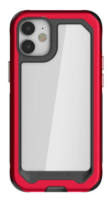 The Ghostek Atomic Slim iPhone case with red panel.