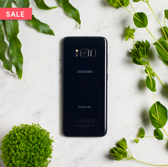 The refurbished Samsung Galaxy S8 no contract phone at Wing.