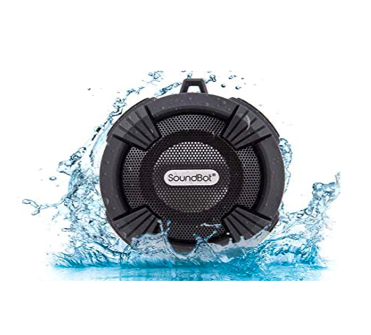 The SoundBot Water Proof Bluetooth Speaker tech gift idea from Amazon.