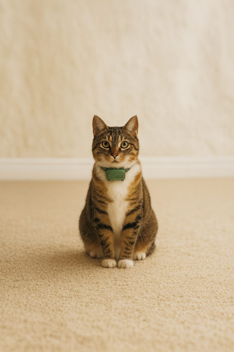 Cat wearing the Wing GPS Pet Tracker